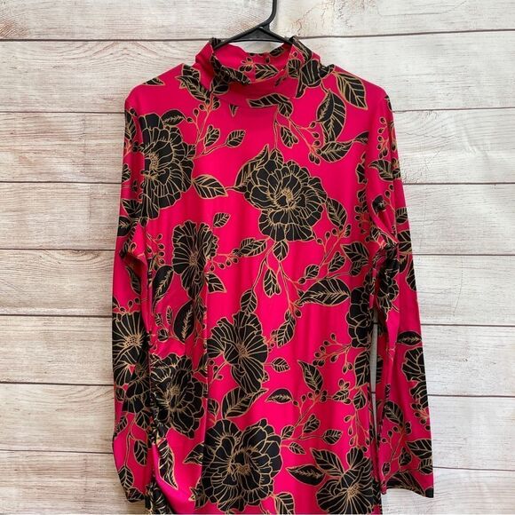 G.I.L.I. MAXI DRESS IN RED FLORAL - Picture 2 of 6